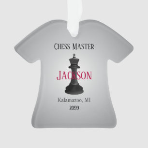 Klassischer Meister mit Zeichnend King Ornament