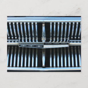Klassischer Mercury-Autokühlergrill aus den 1960er Postkarte