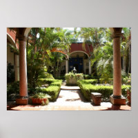 Klassischer mexikanischer Hof in San Blas Nayarit