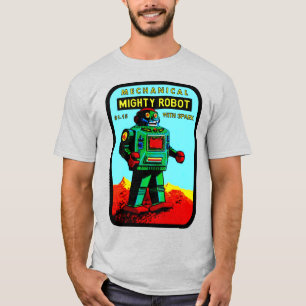Klassischer "Mighty Robot"-T - Shirt