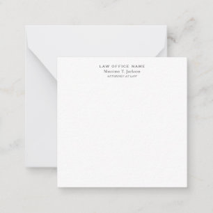 Klassischer Minimalist Einfach Schwarz Weiß Mitteilungskarte