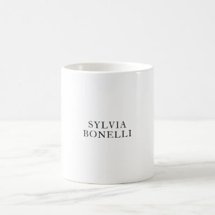 Klassischer Minimalistischer Beruflicher Schlichte Kaffeetasse