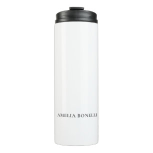 Klassischer minimalistischer professioneller Plain Thermosbecher