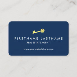 Klassischer moderner Grundstücksmakler Visitenkarte
