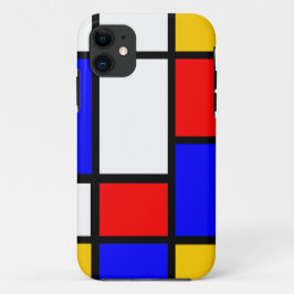 Klassischer Mondrian iPhone 11 Hülle