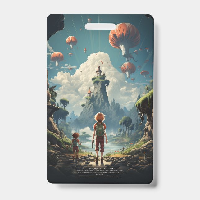 Klassischer Monster-Cartoon Ausweis (Vorderseite)