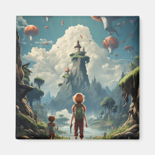 Klassischer Monster-Cartoon Magnet