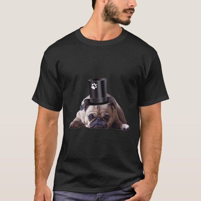 Klassischer Mops Tier 145 T-Shirt (Vorderseite)