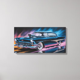 Klassischer Muscle Car 1956 Leinwanddruck