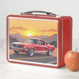 Klassischer Muscle Car 1967 Metall Brotdose