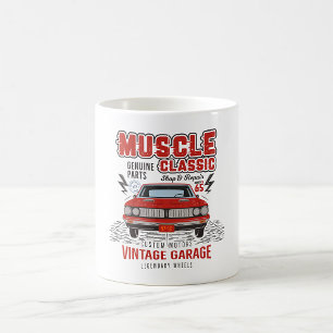 Klassischer Muscle Car Kaffeetasse