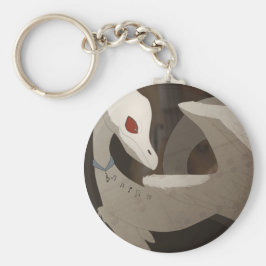 Klassischer Musikdrache Schlüsselanhänger