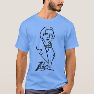 Klassischer Musikpianist Chopin Musiker Komponist T-Shirt