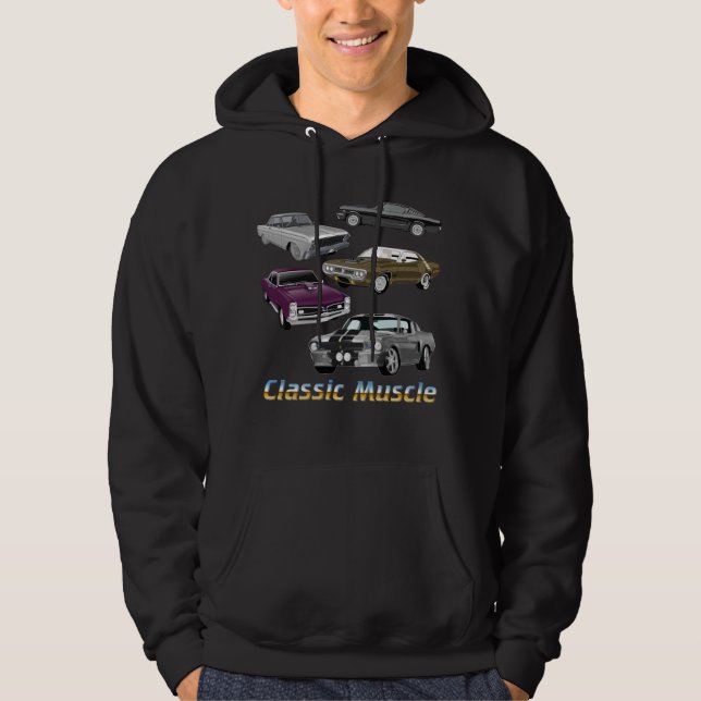 klassischer Muskel Hoodie (Vorderseite)