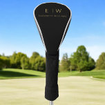 Klassischer Name der Minimalistischen Schwarz-Gold Golf Headcover<br><div class="desc">Mit unseren Classic Elegant Modern Minimalistisch Monogram Golf Club Covers stärken Sie Ihr Golfspiel und Ihren Stil. Diese sorgfältig gestalteten Clubs verschmelzen zeitlose Eleganz mit zeitgemäßem Minimalismus und sind somit ein Muss für jeden Golfer. Diese Klubabdeckungen, die mit Präzision und Liebe zum Detail gestaltet wurden, sind mehr als nur praktische...</div>