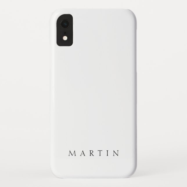 Klassischer Name (oder Wort) Case-Mate iPhone Hülle (Rückseite)