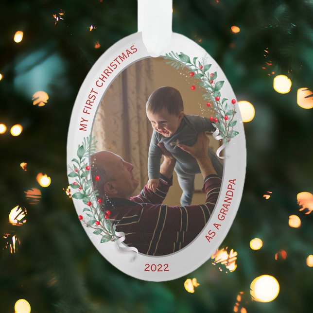 Klassischer Neugeborener 1. Weihnachtsgroßvater Ornament (Von Creator hochgeladen)