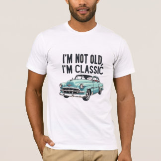 Klassischer, nicht älterer T - Shirt für Männer, V