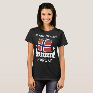 Klassischer Norwegen T - Shirt Vorfahrn-Wikinger