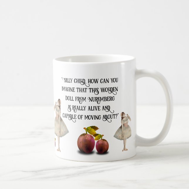 Klassischer Nutcracker Ballet Mouse King Kaffeetasse (Rechts)