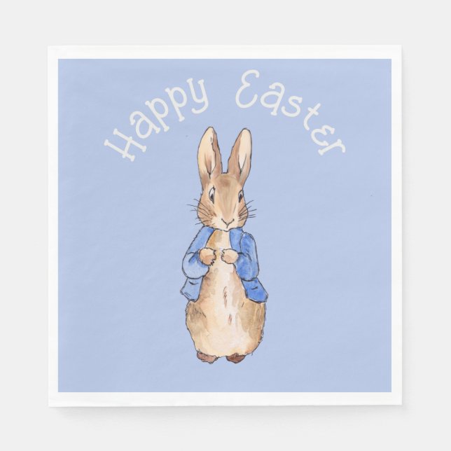 Klassischer Osterhase  Serviette (Vorderseite)