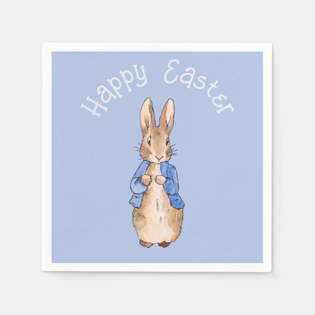 Klassischer Osterhase  Serviette (Vorderseite)