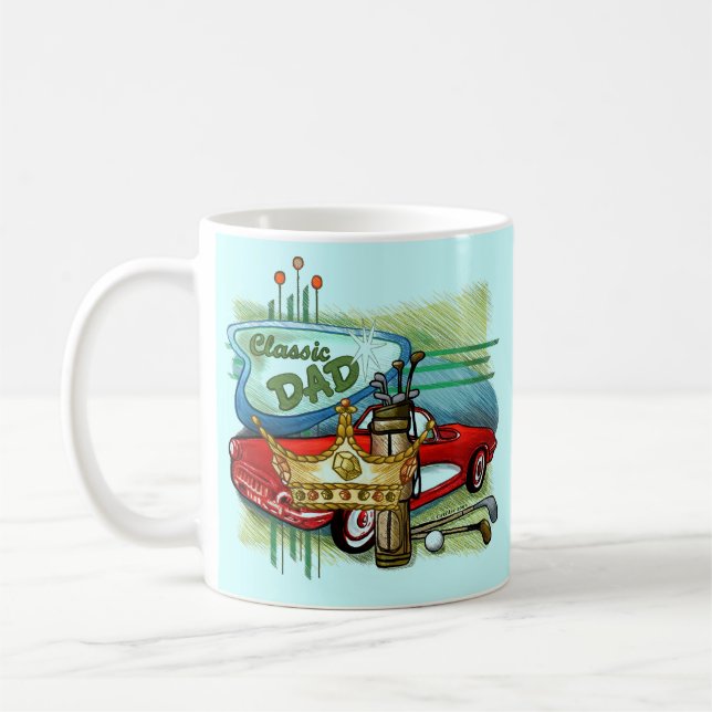 Klassischer Papa Tasse (Links)