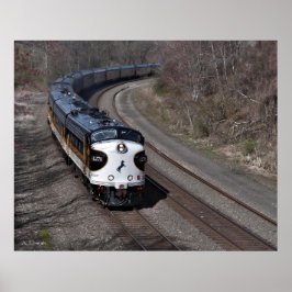 Klassischer Passagier Streamliner Poster
