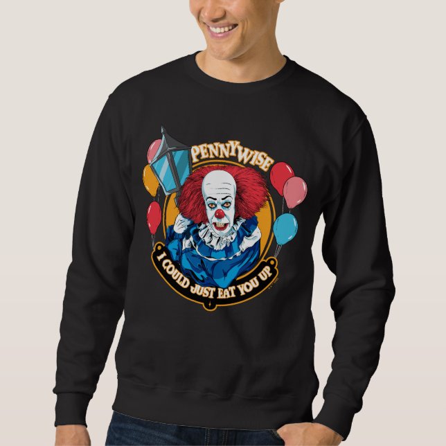 Klassischer Pennywise - Ich könnte dich einfach au Sweatshirt (Vorderseite)