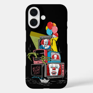 Klassischer Pennywise-TV-Stack - Sie werden auch s iPhone 16 Hülle