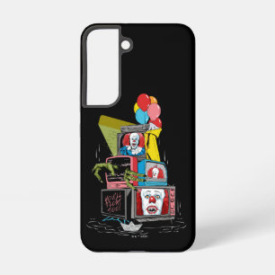 Klassischer Pennywise-TV-Stack - Sie werden auch s Samsung Galaxy Hülle