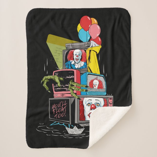 Klassischer Pennywise-TV-Stack - Sie werden auch s Sherpadecke (Vorderseite)