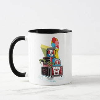 Klassischer Pennywise-TV-Stack - Sie werden auch s Tasse