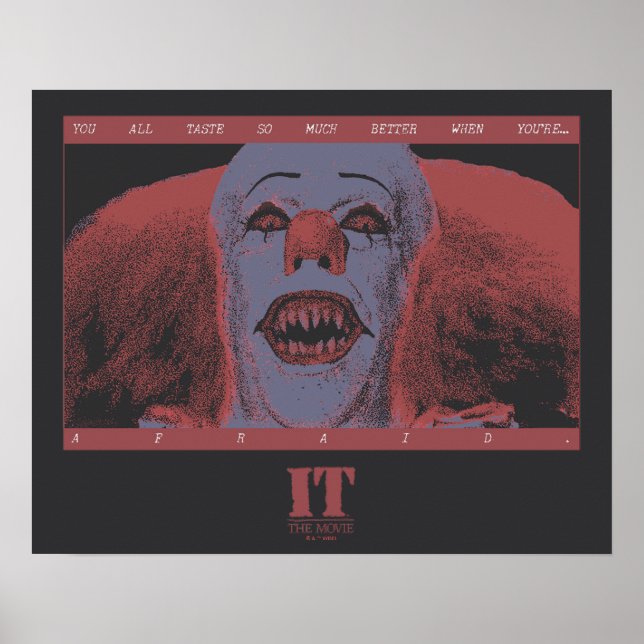 Klassischer Pennywise - Viel besser, wenn man Angs Poster (Vorne)