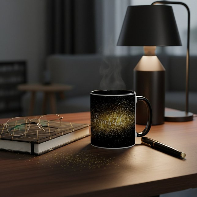 Klassischer personalisierter Glitzer Tasse (Von Creator hochgeladen)