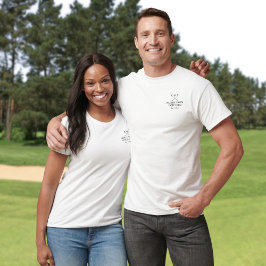 Klassischer Personalisierter Golfclub T-Shirt