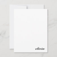 Klassischer Personalisierter Skriptname Minimalist