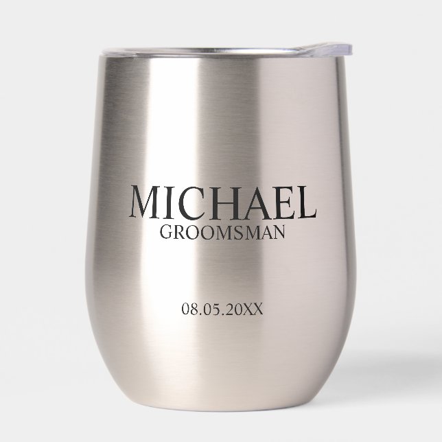 Klassischer Personalisierter Trauzeuge (Links)