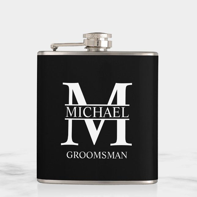 Klassischer Personalisierter Trauzeuge Flachmann (Von Creator hochgeladen)