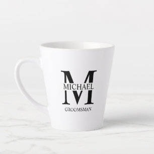 Klassischer Personalisierter Trauzeuge Kaffee Tass Milchtasse