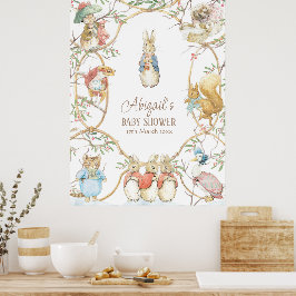 Klassischer Peter der Kanbit Winter Baby Dusche Poster