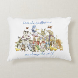 Klassischer Peter der Kaninchen Dekokissen