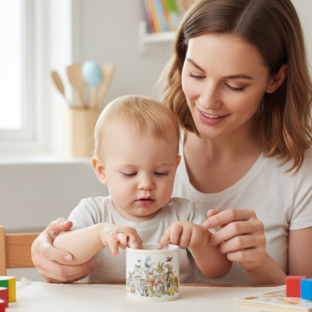 Klassischer Peter der Rabbit Kids Size Cup Espressotasse (Von Creator hochgeladen)