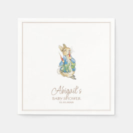 Klassischer Peter der Rabbit Winter Fall Baby Dusc Serviette