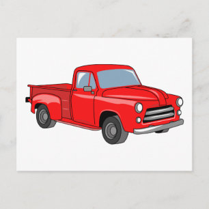 Klassischer Pick-up-Truck Postkarte