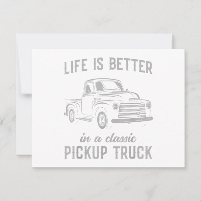 Klassischer Pickup-Truck-Typ Vintage (Vorderseite)