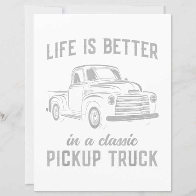 Klassischer Pickup-Truck-Typ Vintage (Vorderseite)