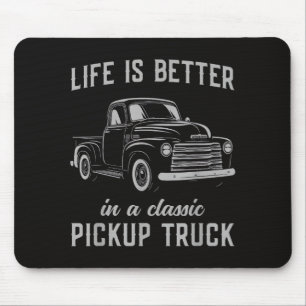 Klassischer Pickup-Truck-Typ Vintage Mousepad