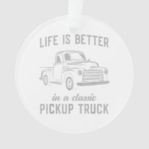 Klassischer Pickup-Truck-Typ Vintage Ornament
