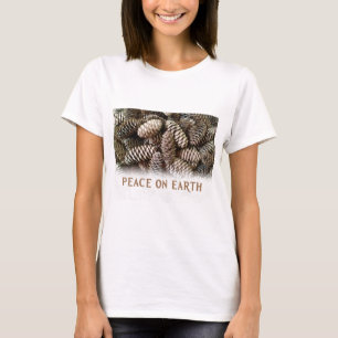 Klassischer Pine Cone Weltfrieden T-Shirt